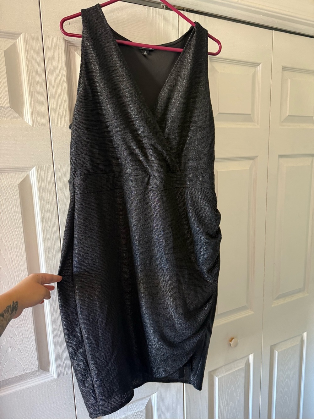 Torrid Size 2 Black Shimmer Dress